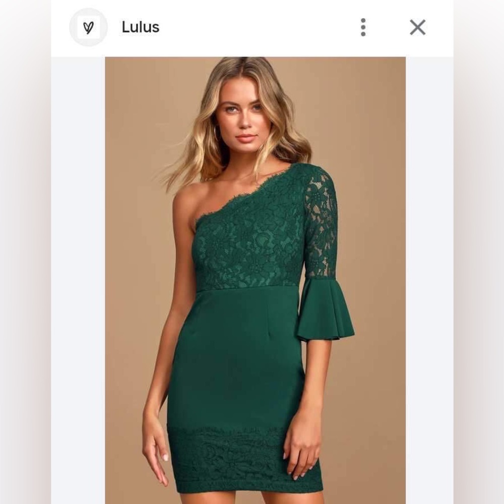 Lulu's miss me yet‎ one shoulder bodycon mini dress